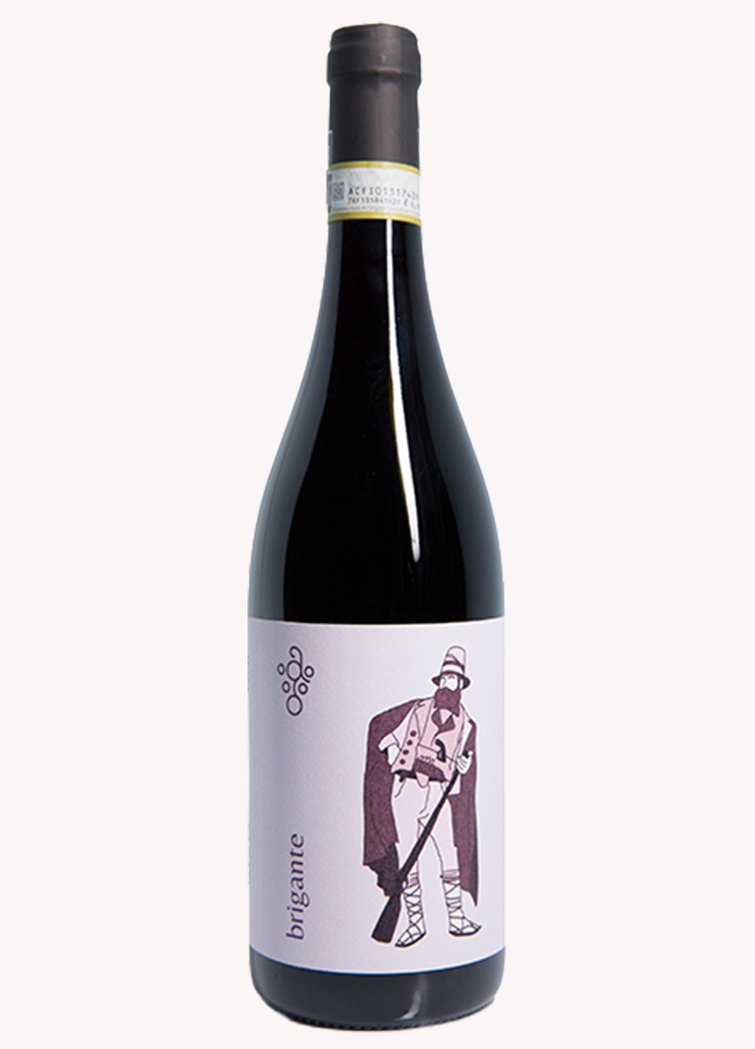 Bottiglia Cesanese del Piglio Brigante DOCG Alberto Giacobbe —
vino rosso Cesanese di Affile Piglio Frosinone Lazio