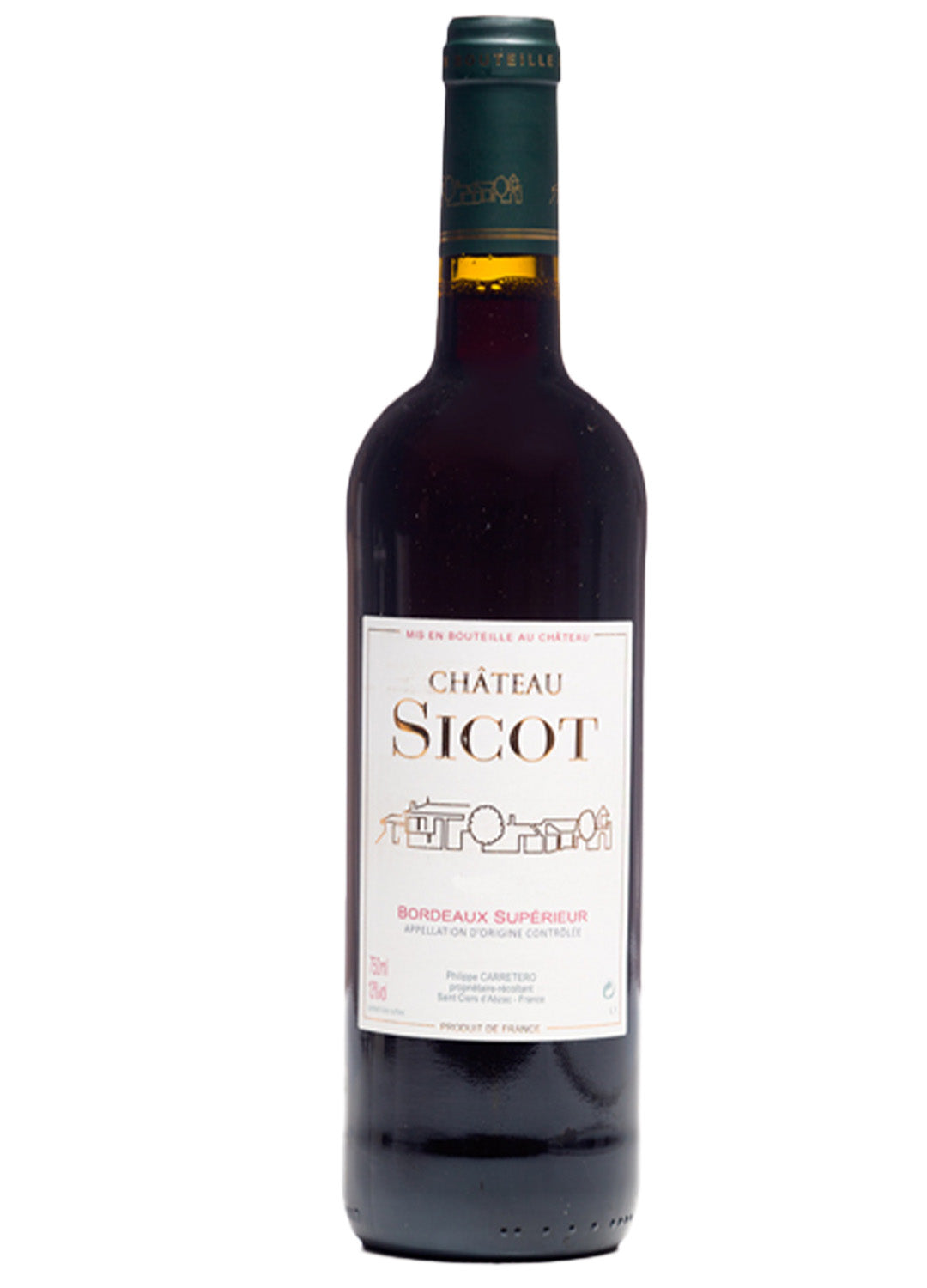 Vino rosso Bordeaux Rouge Superieur cantina Sicot