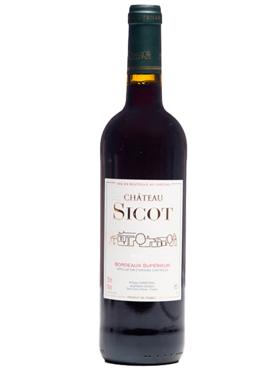 Vino rosso Bordeaux Rouge Superieur cantina Sicot