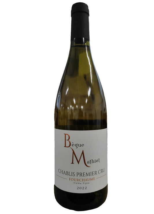 Vino bianco Chablis Fourchaume Vieilles Vignes cantina Begue Mathiot