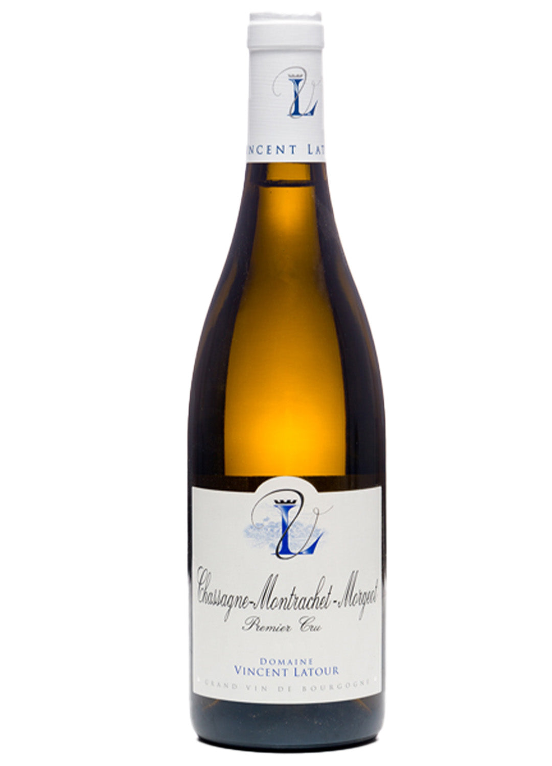 Vino bianco francese Chassagne Montrachet Premier Cru Morgeot Blanc cantina Vincent Latour