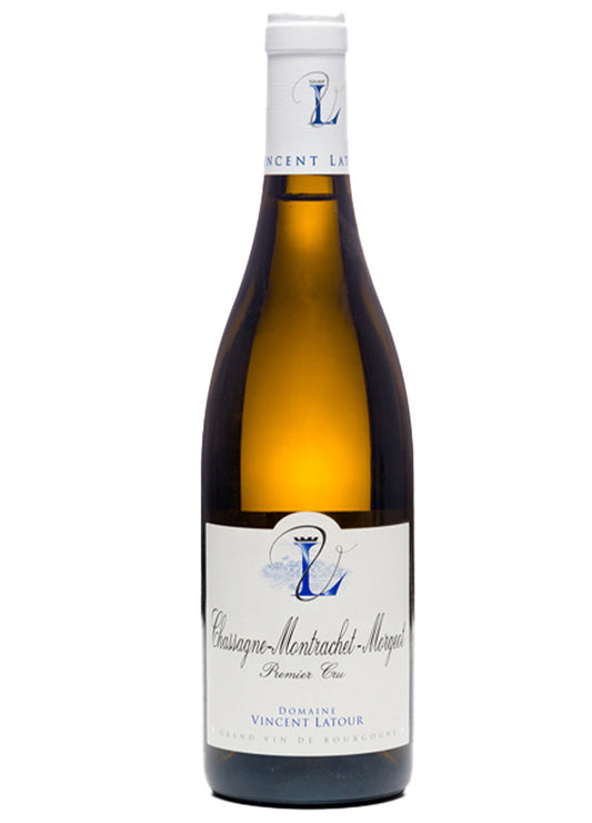 Vino bianco francese Chassagne Montrachet Premier Cru Morgeot Blanc cantina Vincent Latour