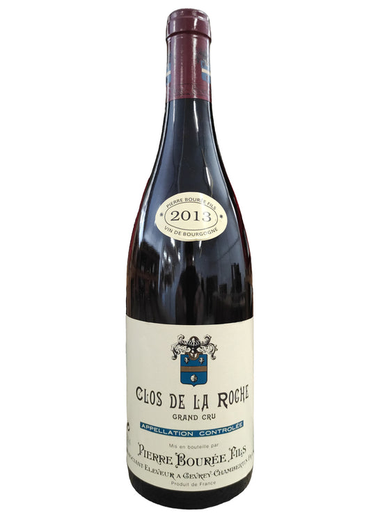 bottiglia in vetro di vino rosso Morey Saint Denis Rouge AOC Pierre Bouree