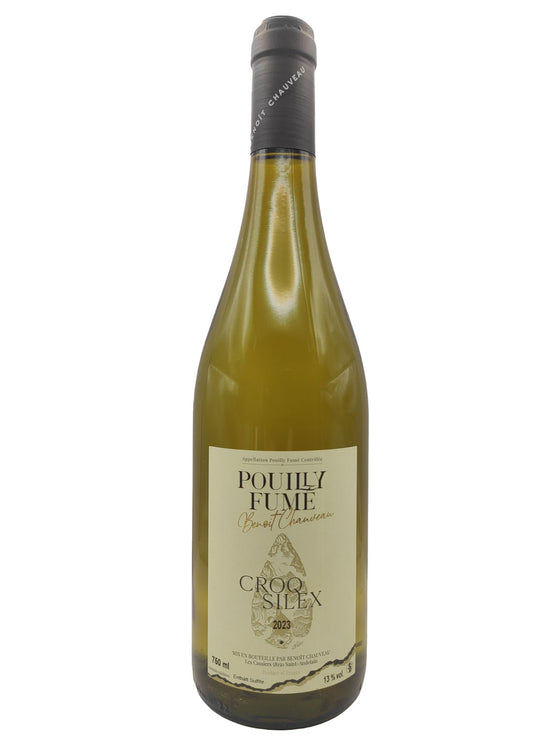Vino bianco francese Pouilly Fume Croqsilex della cantina Chaveau
