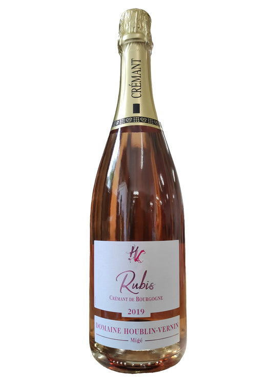 Cremant de Bourgogne Rubis della cantina  Houblin Vernin 