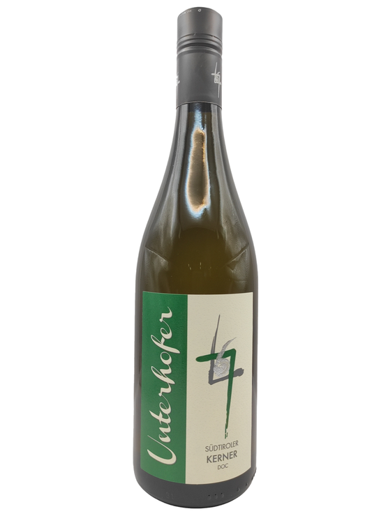 Kerner Alto Adige DOC Unterhofer Thomas: Kerner 100% su porfido 
rosso 500-600m, acciaio puro. Minerale, sapido, Gambero Rosso. 
Acquista su Enoteca dei Desideri.