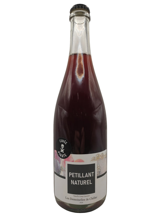 Vino rosso petillant naturel cantina Les Demoiselles de Chillac
