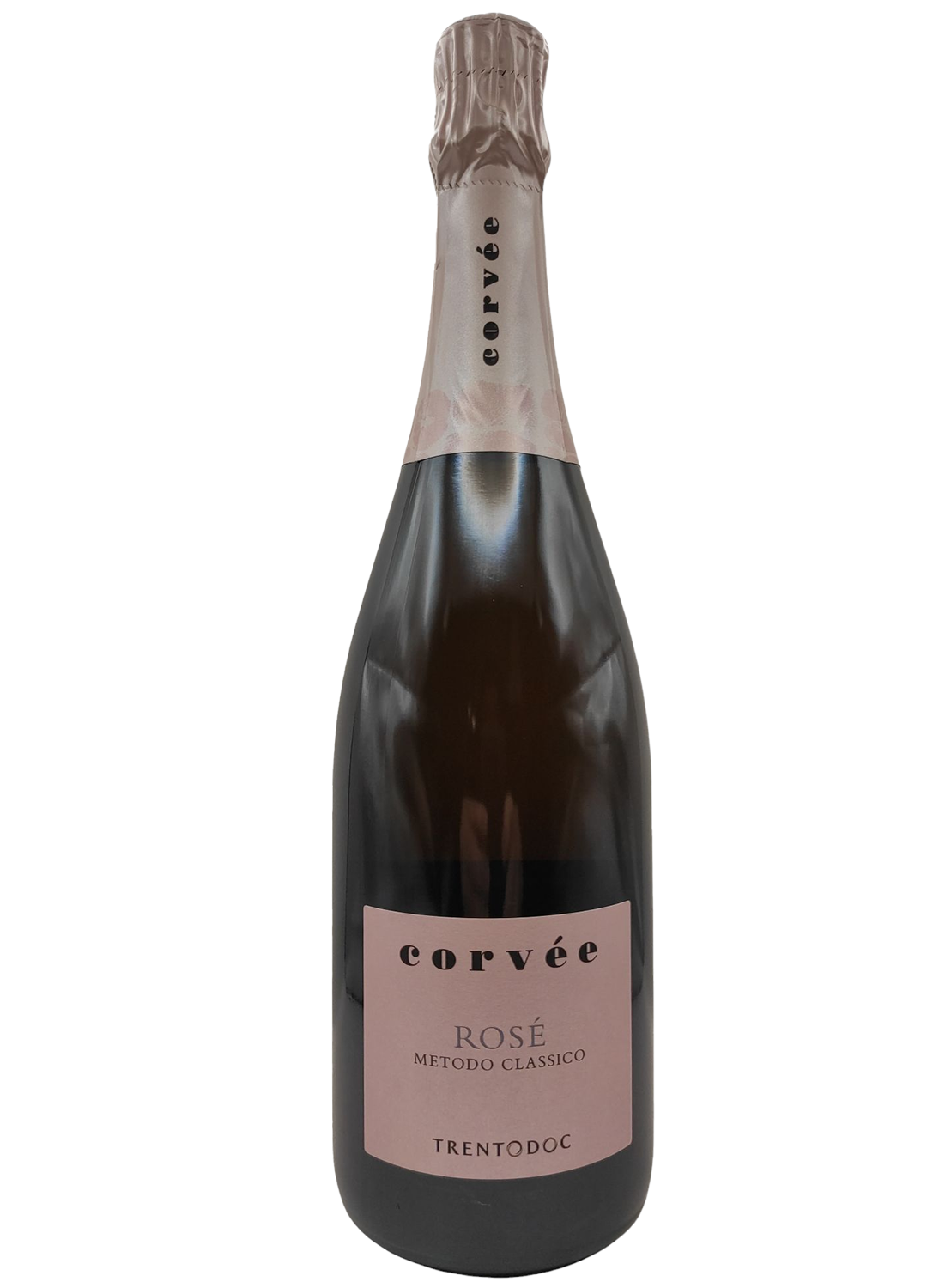 bottiglia trento doc rosè corvèe